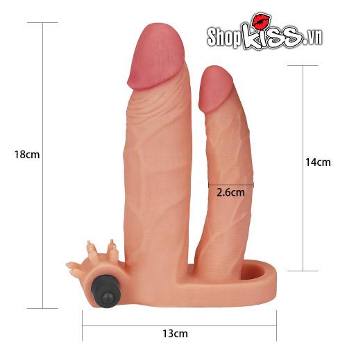 Lovetoy Dual Vibrating Silicone Penis Extender
