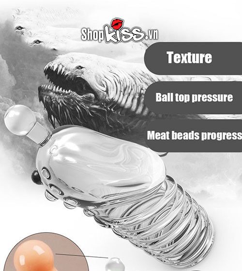 Bao Đôn Khúc Đầu Có Bi Tăng Kích Thước Rung Siêu Sướng