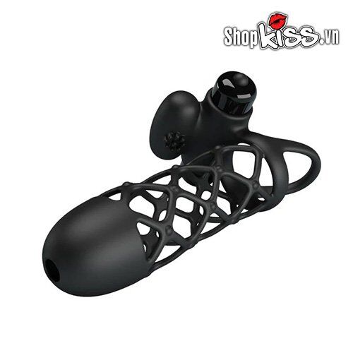 PrettyLove Vibrating Mesh Strap-On for Men Delay