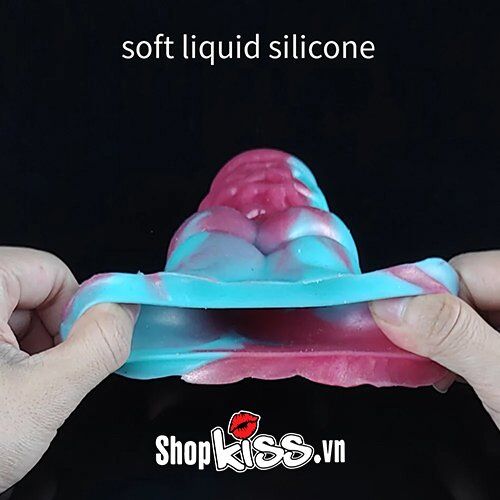 FAAK Soft Ribbed Silicone Penis Extender Delay Ejaculation