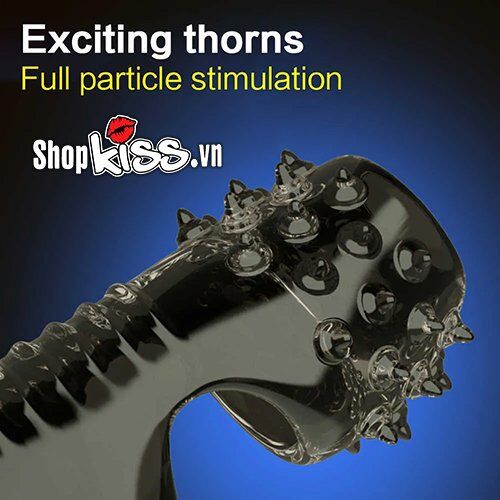 Baile spiked delay cock sleeve help prevent premature ejaculation increase pleasure