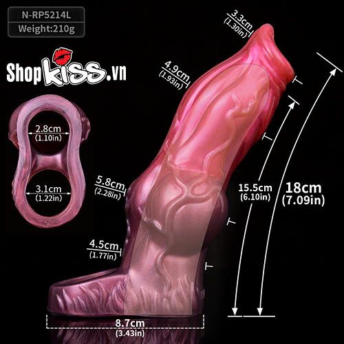 FAAK Red Eye Silicone Penis Sleeve Delay Ejaculation