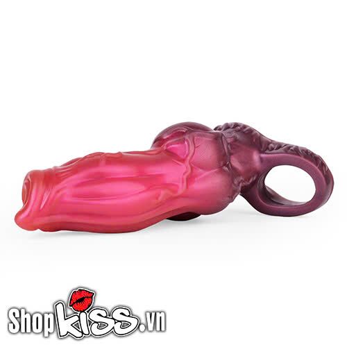 Bao đôn dương vật silicone FAAK Red Eye tăng kích thước khoái cảm