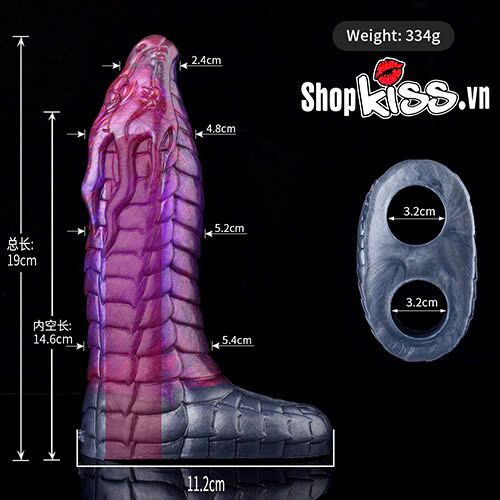 FAAK Phantom Dragon Head Penis Sleeve Extender