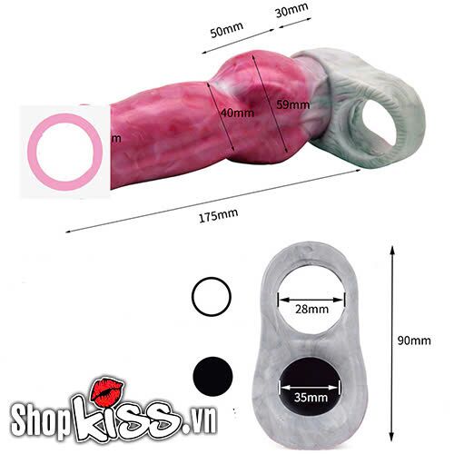 Bao đôn dên dương vật chó mềm mại độc đáo tiện dụng