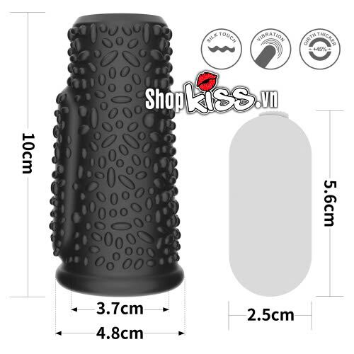 Lovetoy Drip Knights Ring Vibrating Delay Penis Sleeve