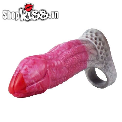 Bao đôn dên vảy quái thú mềm mại có quai tròng bìu tăng khoái cảm