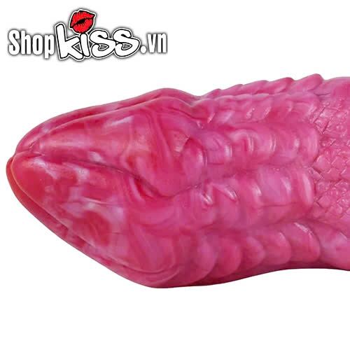 Bao đôn dên vảy quái thú mềm mại có quai tròng bìu tăng khoái cảm