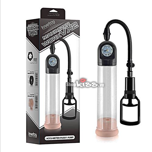 Máy tập dương vật LoveToy Maximizer nhựa ABS silicon