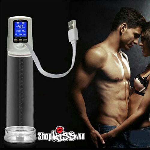 Máy tập to dương vật màn hình LCD thông minh tăng kích thước bền vững