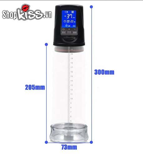 Máy tập to dương vật màn hình LCD thông minh tăng kích thước bền vững