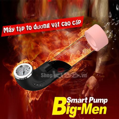 Máy tập to dương vật Bigman cao cấp, giải tỏa sinh lý nam hiệu quả
