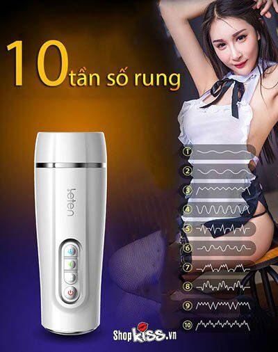 Cốc thủ dâm rung rên như thật Intelligent Vagina Cup đa tần số