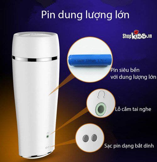 Cốc thủ dâm rung rên như thật Intelligent Vagina Cup đa tần số