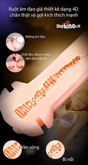 Cốc thủ dâm rung rên như thật Intelligent Vagina Cup đa tần số