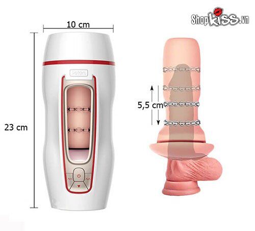 Âm đạo giả Leten 4D bú mút tự động siêu sướng nam thủ dâm
