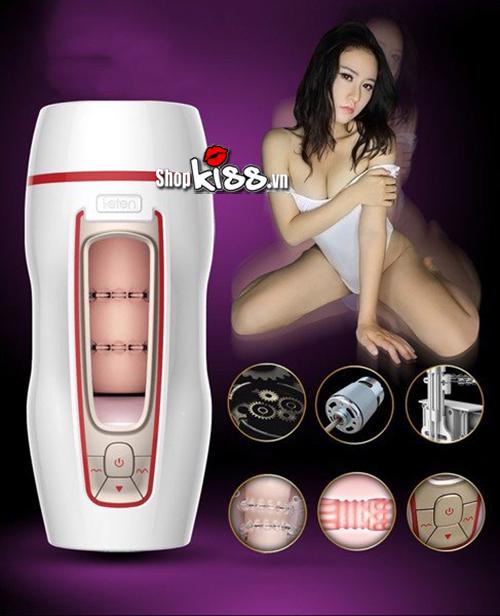 Âm đạo giả Leten 4D bú mút tự động siêu sướng nam thủ dâm