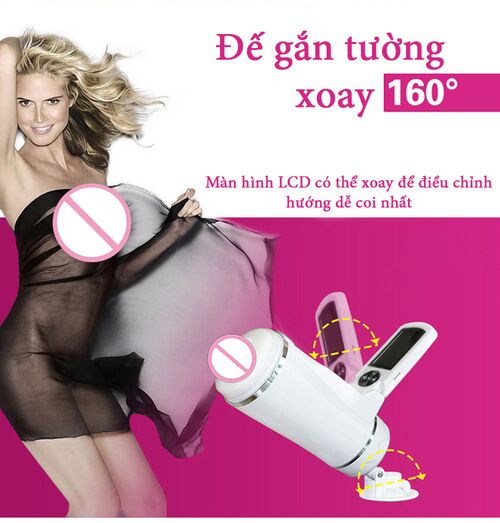 Máy thủ dâm xem video USA màn hình LCD siêu thực