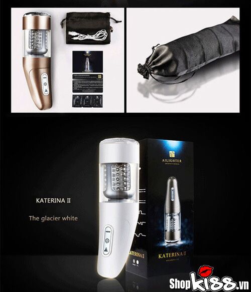 Máy thủ dâm tự động Katerina 2 cao cấp rung xoay đa chế độ