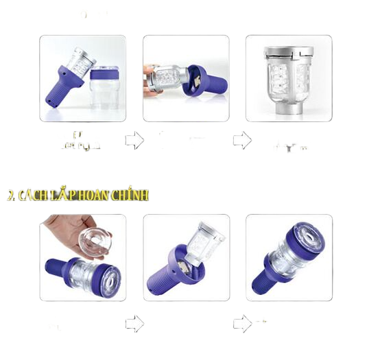 Máy thủ dâm tự động CyClone II chất liệu cao cấp rung mạnh êm ái 
