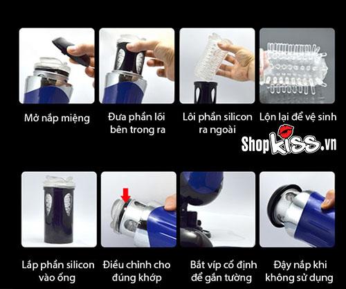 Máy thủ dâm Piston Melrose Cup tự động cao cấp silicon mềm mại