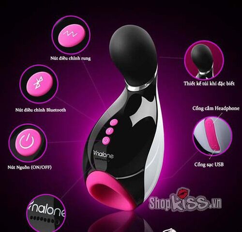 Máy thủ dâm Nalone Oxxy kết nối Bluetooth sạc tiện lợi