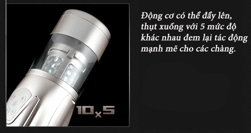 Máy sục dương vật 28 kiểu Flashing Lover pin sạc USB tiện lợi