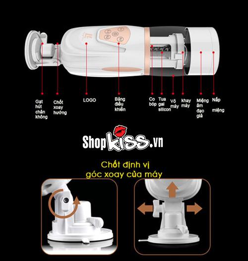 Máy thủ dâm Telescopic Airbag đa chức năng silicon an toàn