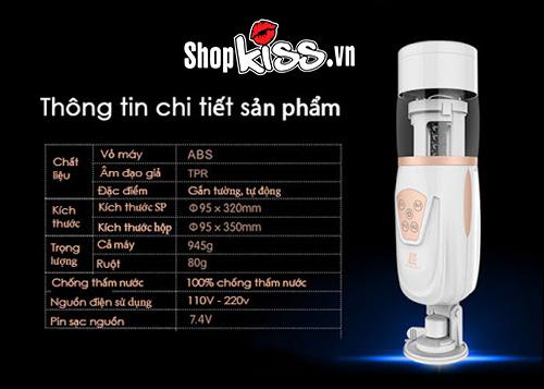 Máy thủ dâm Telescopic Airbag đa chức năng silicon an toàn