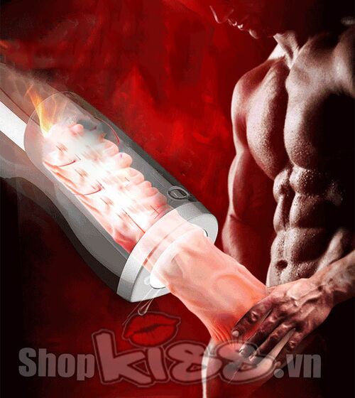 Máy Thủ Dâm Nhật Bản Tự Động Piston Heat IR Hút Cảm Giác Thực