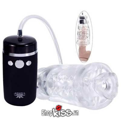 Máy rung bú mút tự động nam cao cấp TPR ABS hít tự nhiên phê sướng