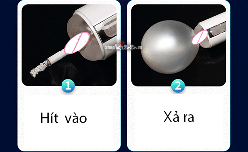 Máy bú hút sưởi ấm tự động Air Jet kích thích cực mạnh