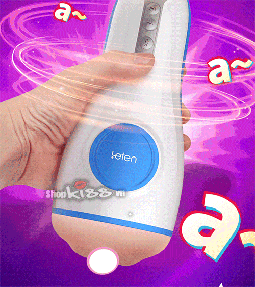 Cốc thủ dâm Leten AMT AirCraft tự động rung co bóp kích thích cực đã