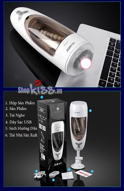 Máy thủ dâm tự động cao cấp Juicer có gắn tường tiện lợi