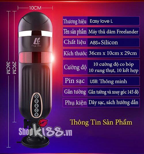 FreeLander máy thủ dâm cao cấp rung thụt tự động cực phê