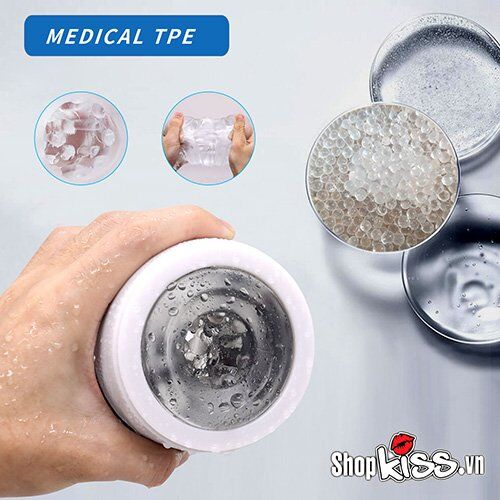 Aishia Magic Vibration Male Masturbator TPE Silicone Pleasure Cup