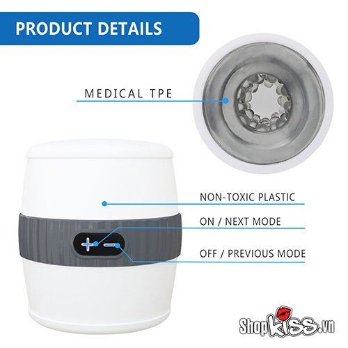  Review Cốc thủ dâm cho nam có rung Aishia Magic Cup hàng xách tay