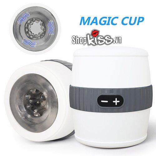 Aishia Magic Vibration Male Masturbator TPE Silicone Pleasure Cup