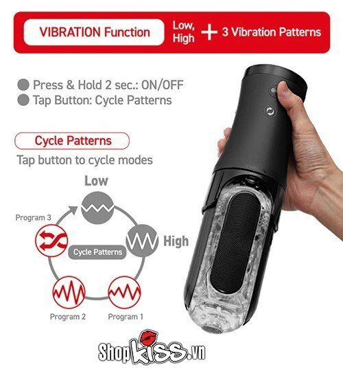 Cốc thủ dâm Tenga Flip Zero EVR đế rung xoay cao cấp, siêu sướng