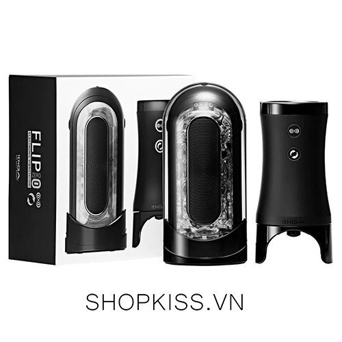 Cốc thủ dâm Tenga Flip Zero EVR cao cấp có đế rung xoay