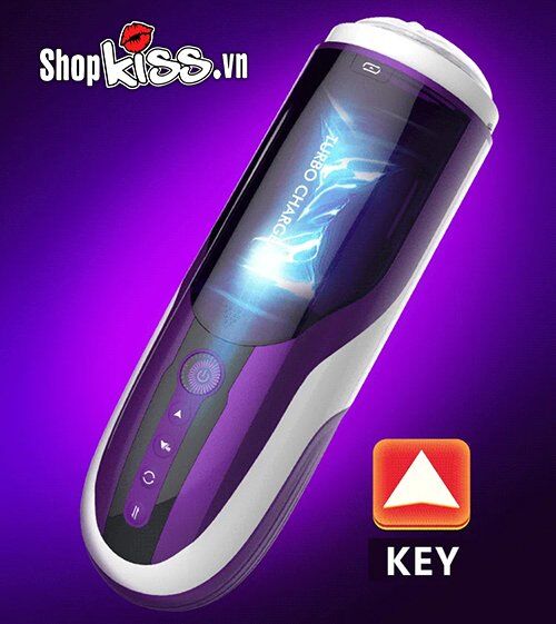 Máy thủ dâm tự động Leten Turbo sưởi ấm xoay thụt, âm thanh sống động