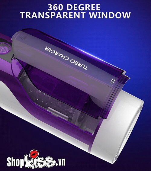 Máy thủ dâm Leten Turbo Charger – Xoay thụt sưởi ấm chân thực