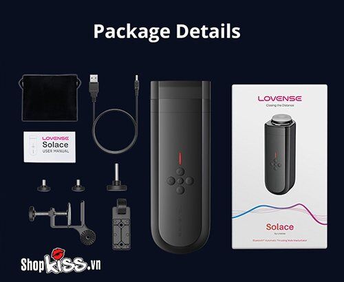 Máy Thủ Dâm Nam Lovense Solace Cao Cấp Điều Khiển Qua App