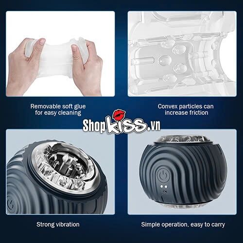  Bỏ sỉ Máy thủ dâm 2 đầu cho nam rung đa tần FunnyMee – Ngụy trang bóng Pokemon nhập khẩu