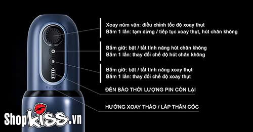 Máy thủ dâm Svakom Godwin cao cấp tự động, trải nghiệm đỉnh cao nam giới
