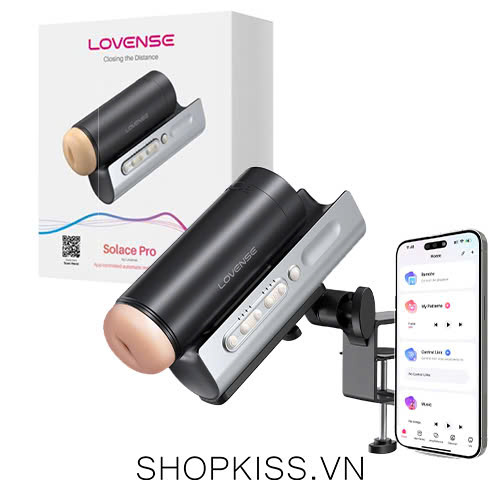 Máy thủ dâm tự động Lovense Solace Pro điều khiển app hiện đại