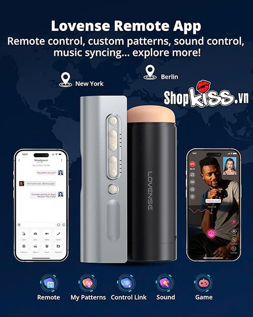 Máy thủ dâm tự động Lovense Solace Pro điều khiển app hiện đại