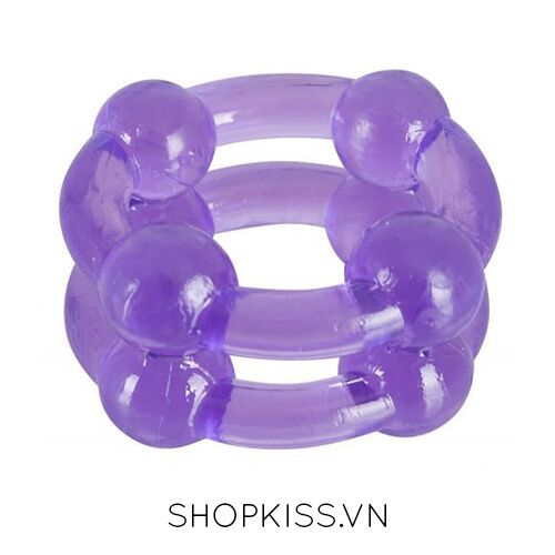 Vòng bi silicon tím xanh đại dương kéo dài quan hệ tăng khoái cảm cho nam 