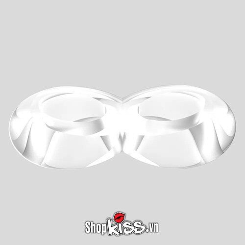 Vòng kép đeo dương vật silicon kéo dài thời gian quan hệ nam giới