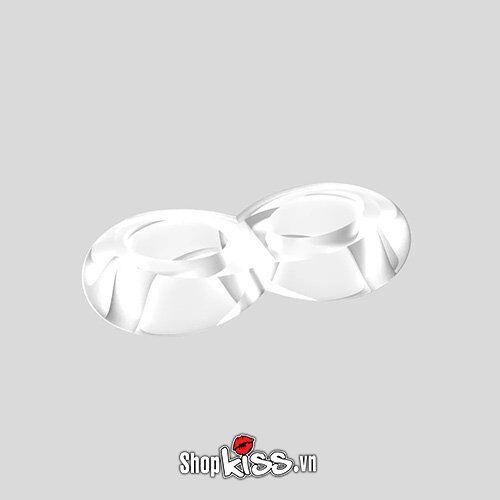 Vòng kép đeo dương vật silicon kéo dài thời gian quan hệ nam giới